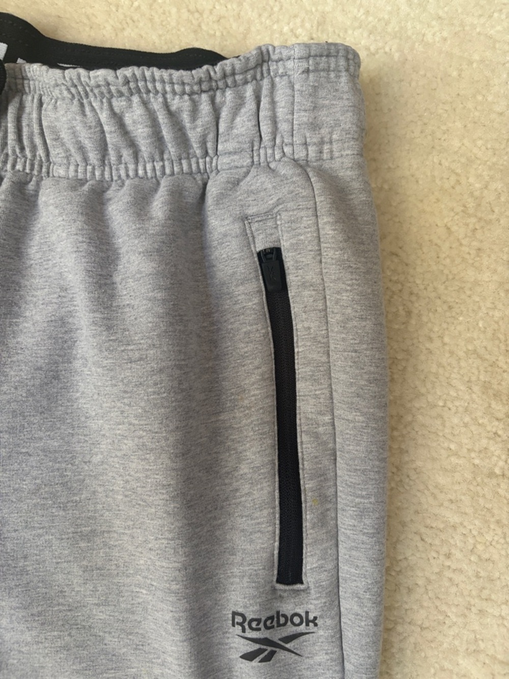 Gray Men’s Reebok Joggers - Picture 4 of 10